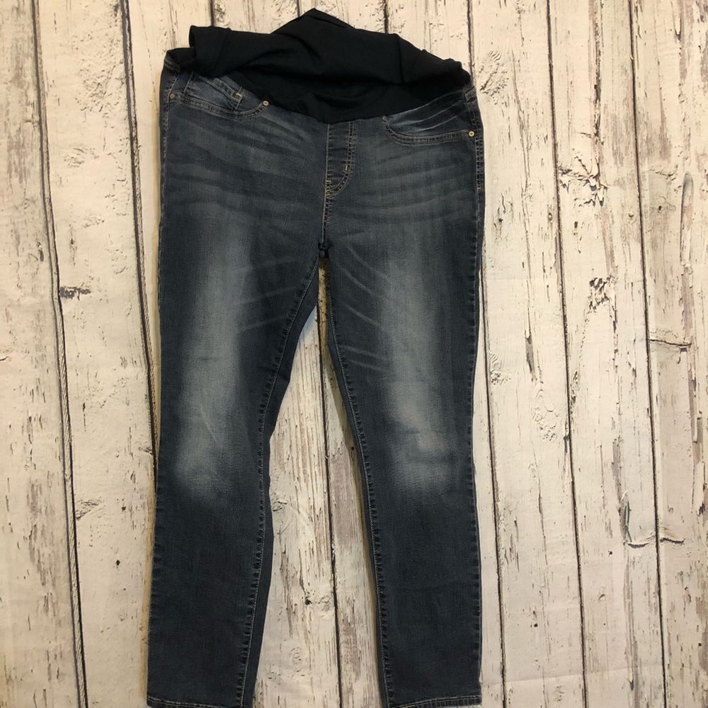 Levi Strauss Signature Maternity daily comfortable skinny Jeans, XL pregnancy